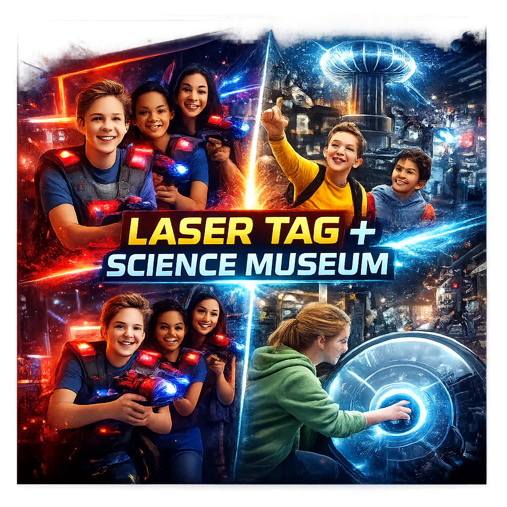 Laser Tag + Science and Tech Museum